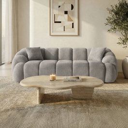 Atelier Del Sofa Octavio - Sofá de 3 plazas Gris